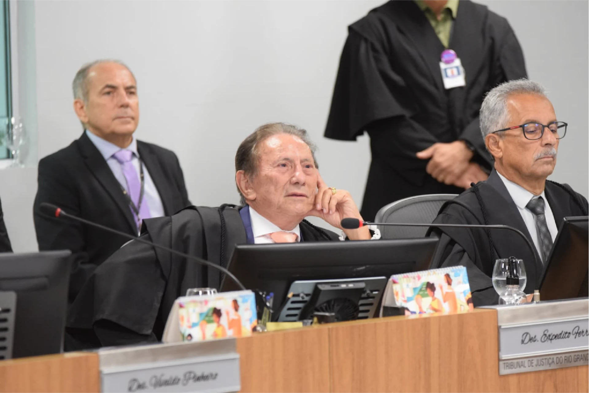 Expedito Ferreira durante sessão de julgamento no Tribunal de Justiça do RN